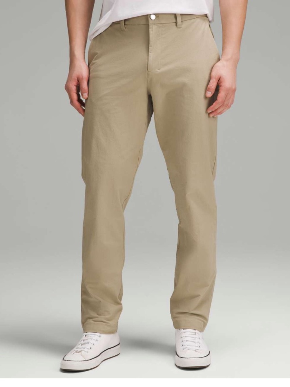 lululemon athletica Men's Khaki Stretch Chinos - Light Tan